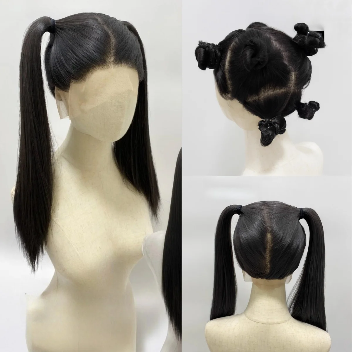 

360 Lace Wig 24 Inches Full Lace Frontal Wigs Synthetic Lace Wigs Peluca Cabello Natural Looking Straight Wig Cosplay Pelucas