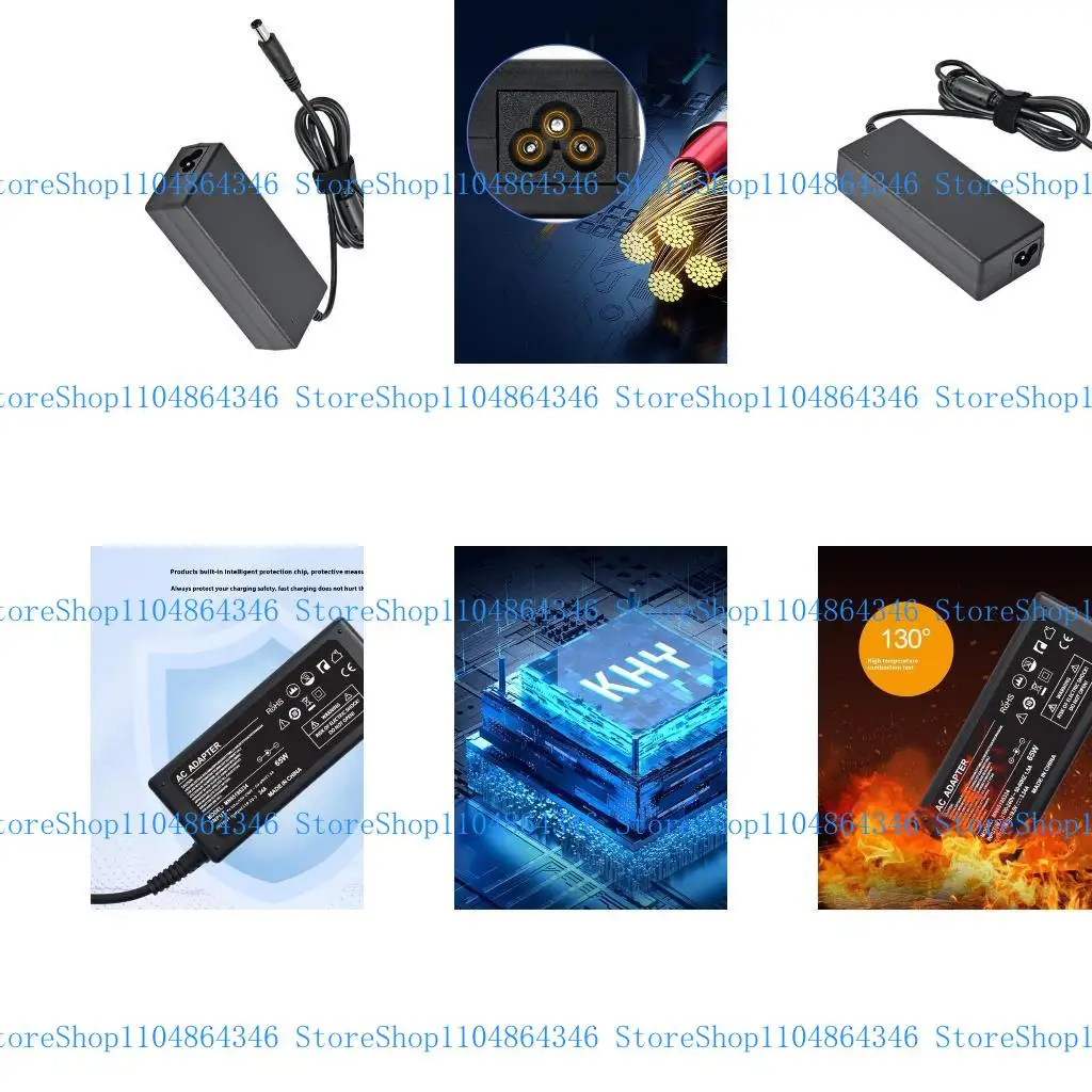 

5asd Universal 19.5V 4.62A Laptop Power Supply 7.4x5.0mm Connectors for 17R N7110 N5110 1720 1537 1564 N4110 3721 6000 6400