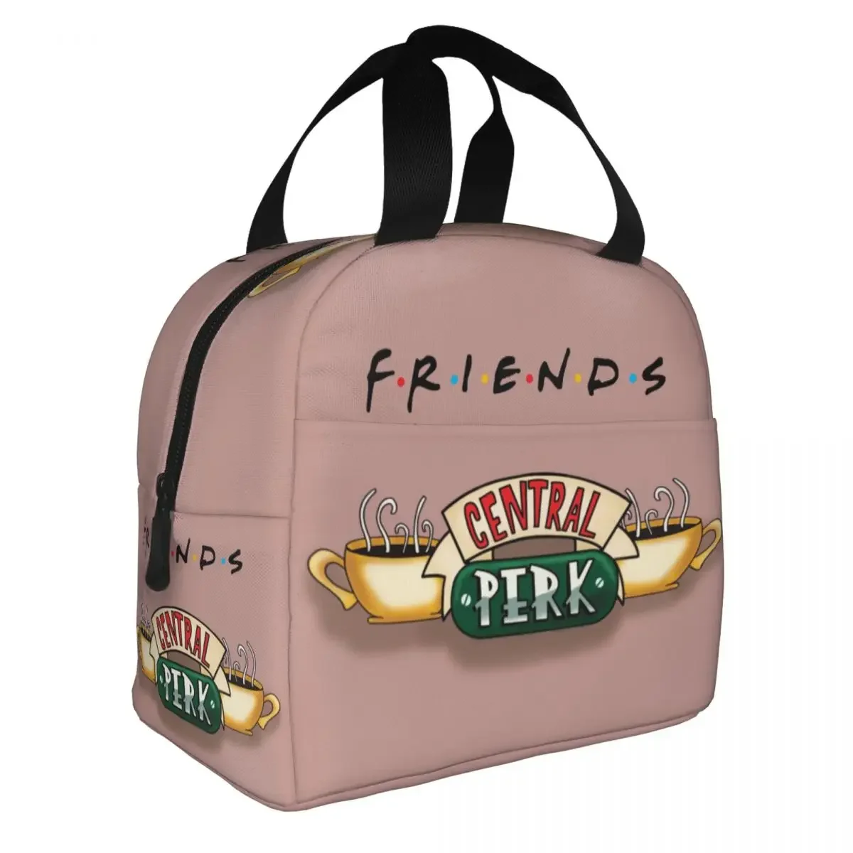 Custom Friends Logo Lunch Bag Men Women Cooler Thermal Insulated Lunch Boxes for Kids School