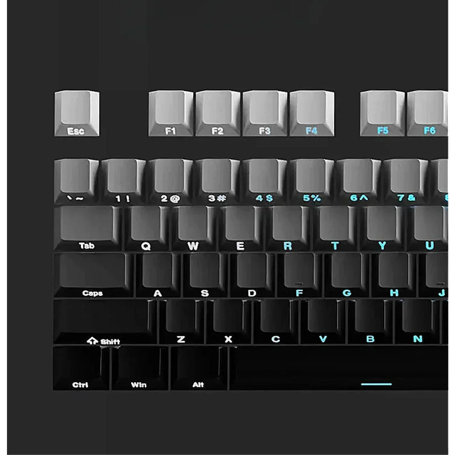 2026 Original Daylight Keycaps PTB Translucent, Side-engraved Oem 135 Keys, Customized To Fit 60/84/98/108 Mechanical Keyboards.