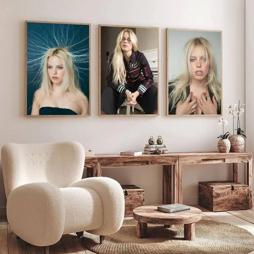 Pop Singer A-Actor R-Renee R-Rapp Posters Fancy Wall Sticker for Living Room Bar Decoration Wall Decor