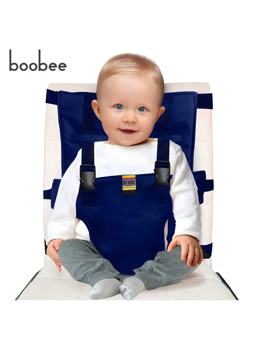 1 ceinture de sécurité pour chaise de salle à manger surélevée pour bébé, sangle de chaise de sortie à ceinture fixe universelle pour enfants - Lavable, portable et pliable, ceinture de sécurité en