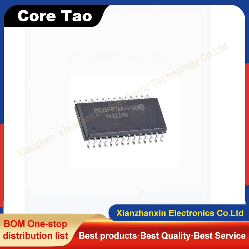 1pcs/lot PIC16F876A-I/SO PIC16F876A SOP28 Microcontroller chips in stock