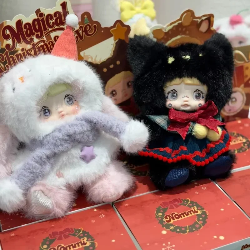

Genuine Stock Nommi Wonderful Christmas Night Series Vinly Face Blind Box Cute Hanging Pendant Ornament Girl Christmas Gifts