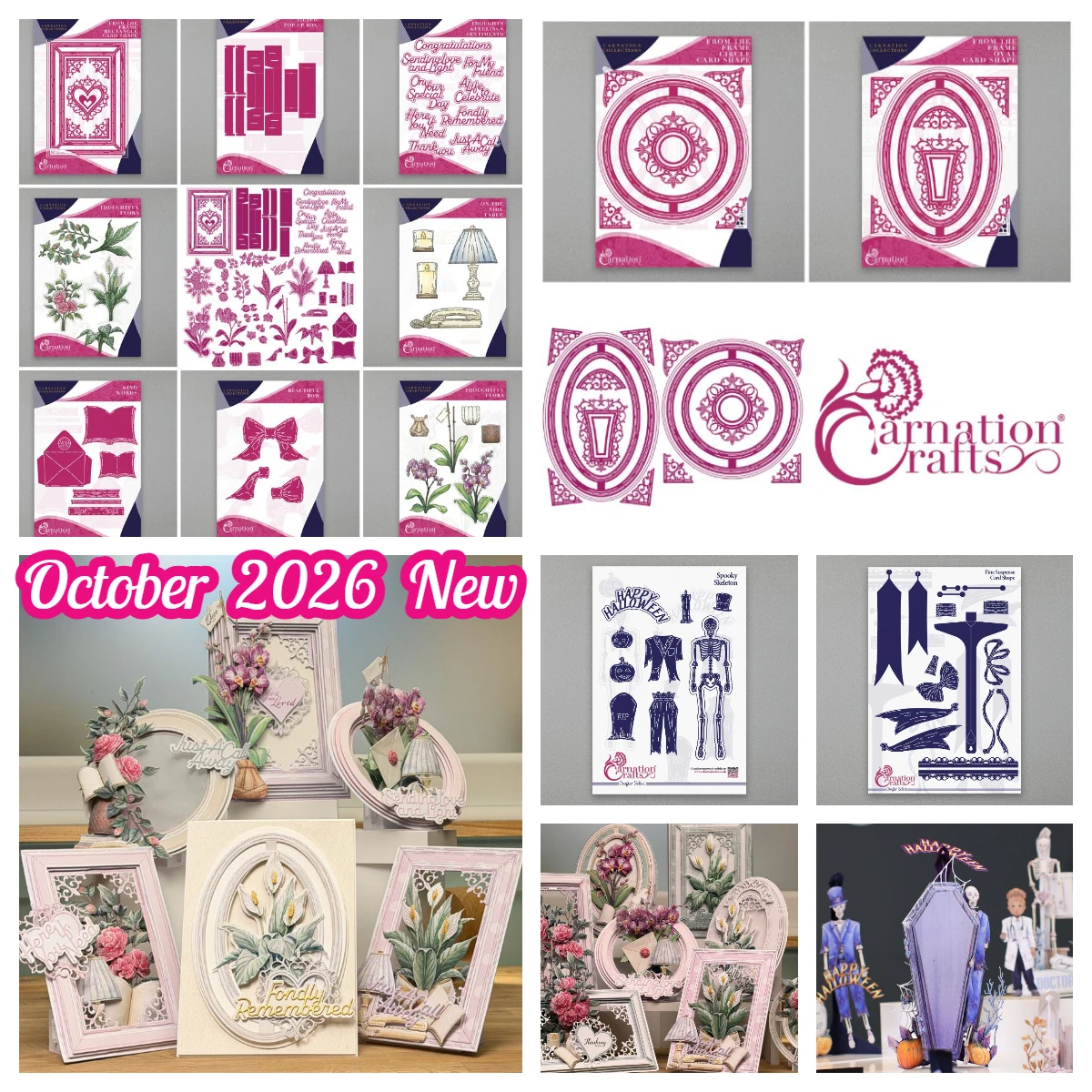 October 2026 New Thoughtful Flora Die on the Side Table Thoughtful Flora Metal Cutting Dies for DIY Scrapbooking Card Gift Make