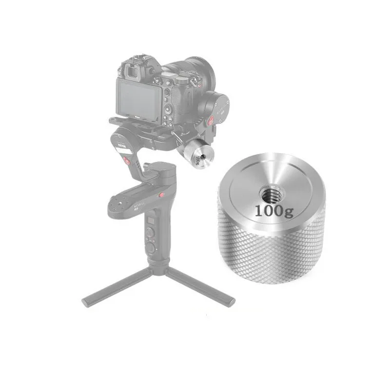 

Пирограф, 50 г/100 г, стабилизаторы DJI Ronin и Zhiyun, специальный выравнивающий противовес из нержавеющей стали с винтом 1/4 дюйма и резьбовым отверстием 1/4 дюйма