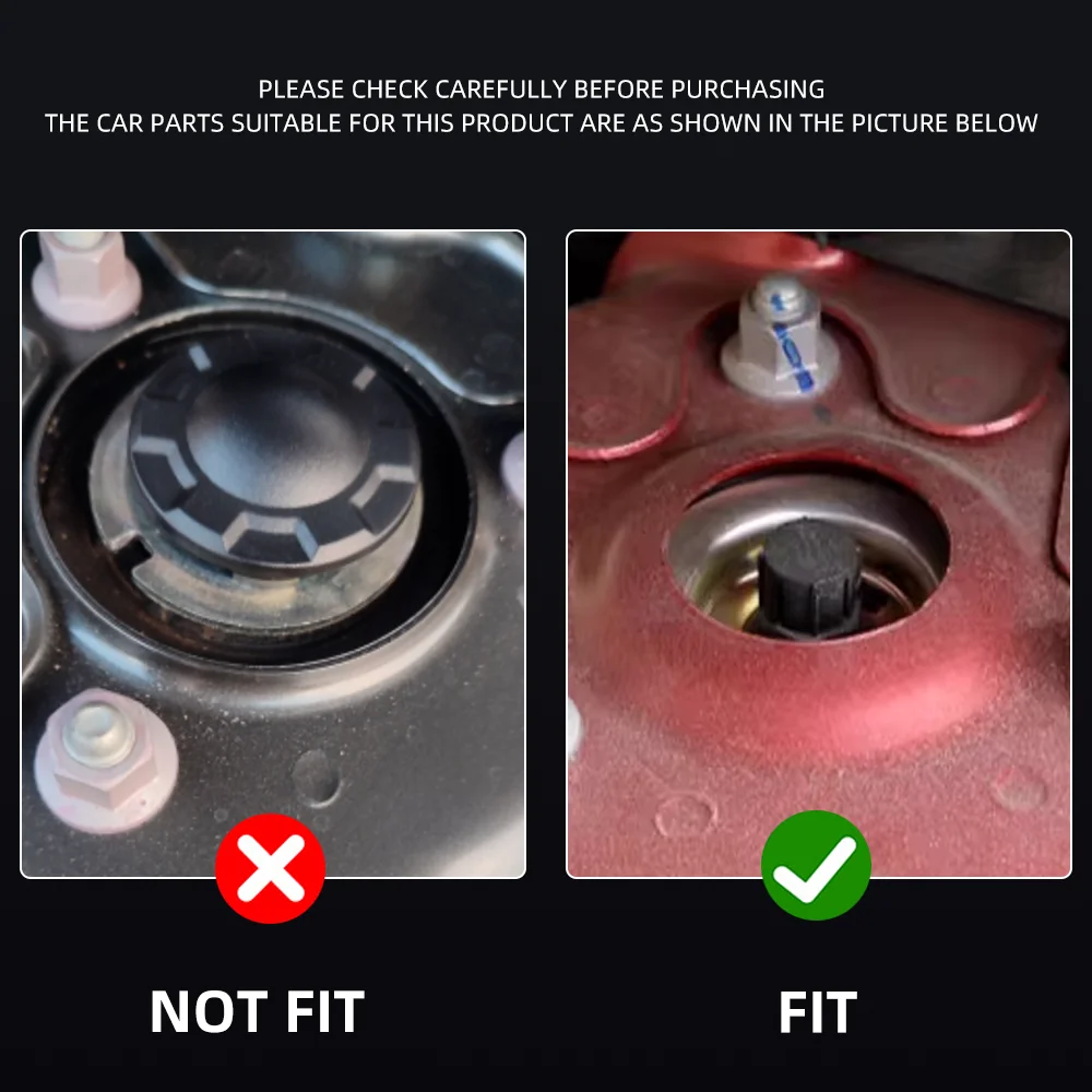 2Pcs ABS Car Shock Absorber Cover Anti-Dust Cap for Mazda 3 6 CX3 CX5 CX-5 CX-4 CX-8 Protection Cover Interior Accessories