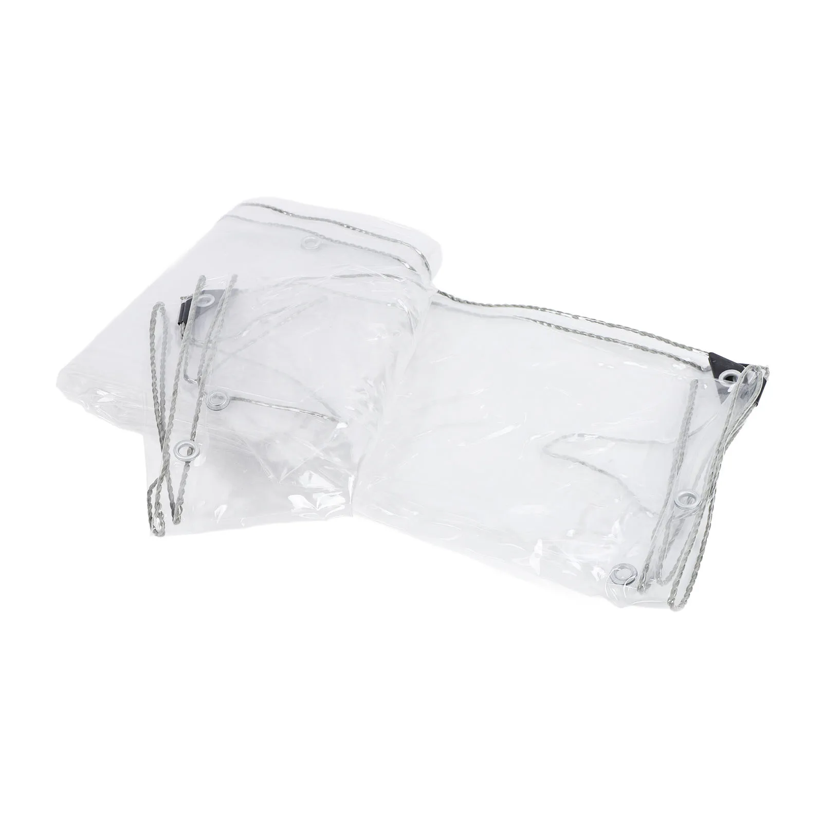 PVC Tarp Cover PVC Tarp Transparent Tarpaulin 3x5m Garden Rainproof Clear Plant Cover Cloth for Outdoor Plant Cover Transparent