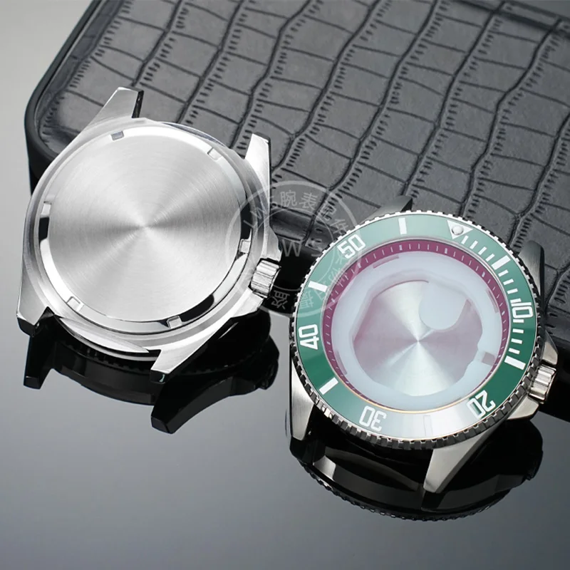 DIY modification of ceramic bezel for Casio Swordfish MDV-106 case stainless steel bezel sapphire glass ceramic bezel accessori