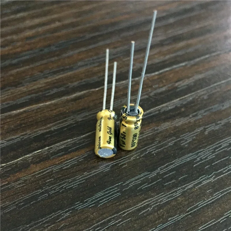 5pcs/50pcs 1uF 50V NICHICON FG(Fine Gold) Muse 5x11mm 50V1uF Top Grade Audio Capacitor HiFi DIY