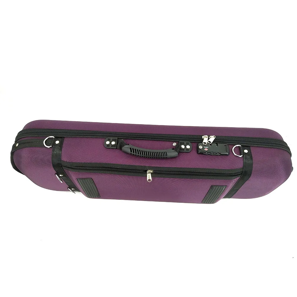 Gift High-end Rectangle Violin Case 4/4 Hygrometer Violino Case