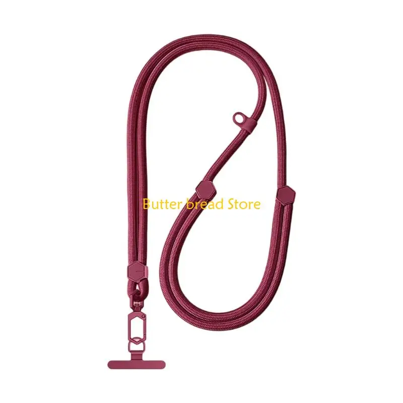 W89C Premium Practical Hexagonal Lanyard 80-150cm Adjustable With Quick Release Clip for Daily Use and Travel
