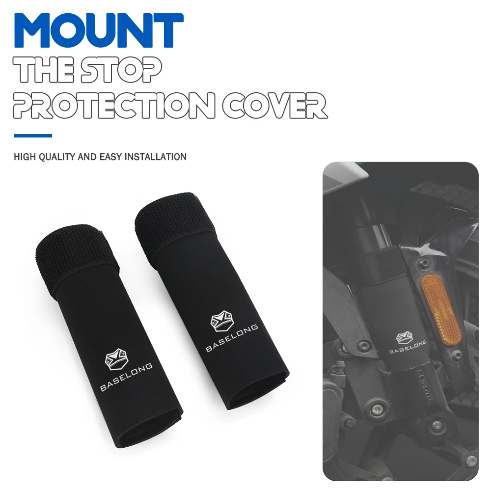 37-61mm Motorcycle Universal Front Fork Sock Guard Protector Cover Accessories For YAMAHA XTZ 660 750 1200 Super Tenere YZF1000R