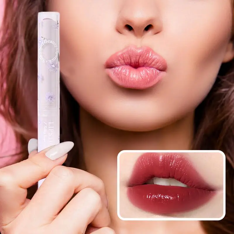 4 Kleuren Sexy Vrouwen Hydraterende Lippenstift Waterdichte Langdurige Vochtige Lipgloss Lipgloss Vrouwen Make-Up Maquiagem