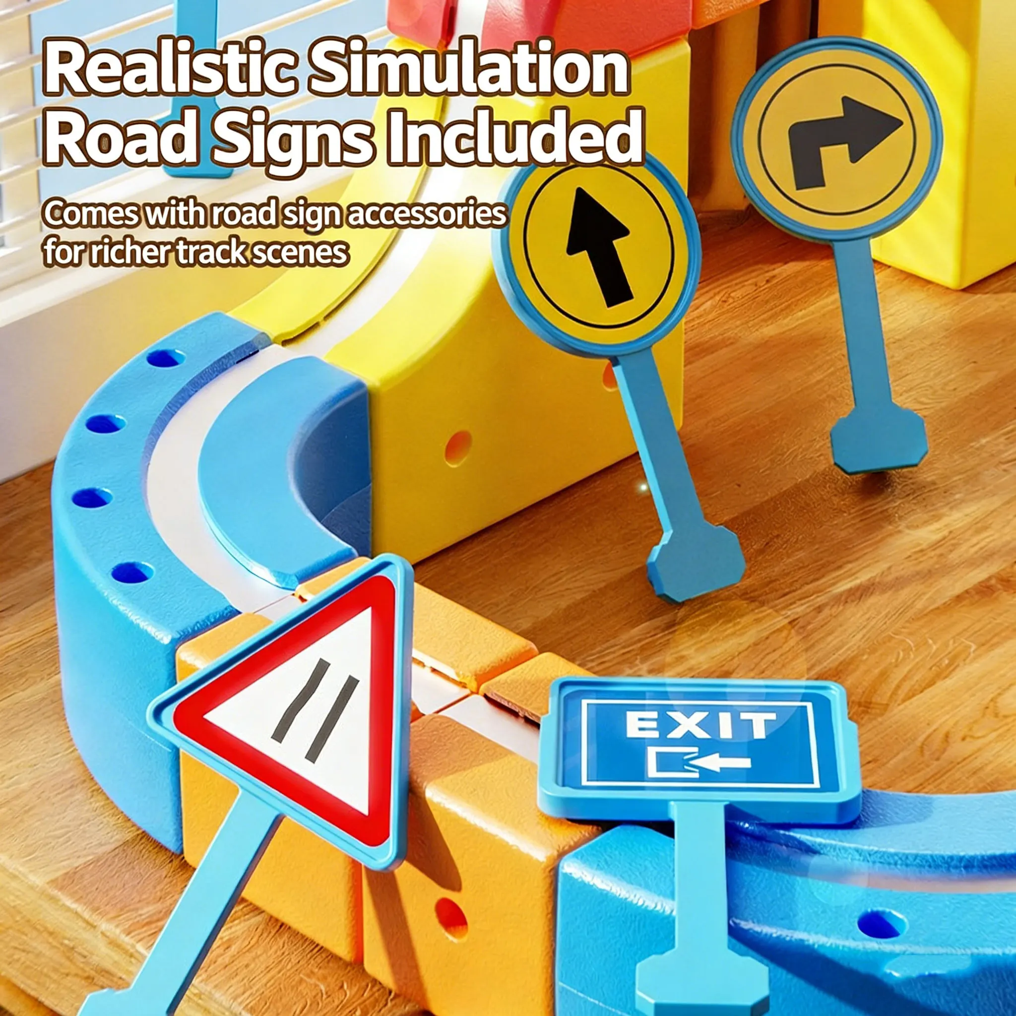 لتقوم بها بنفسك الكهربائية المغناطيسي المسار سيارة قطار اللبنات مدينة الطريق تجميع لعبة تعليمية هدية للأطفال الأطفال