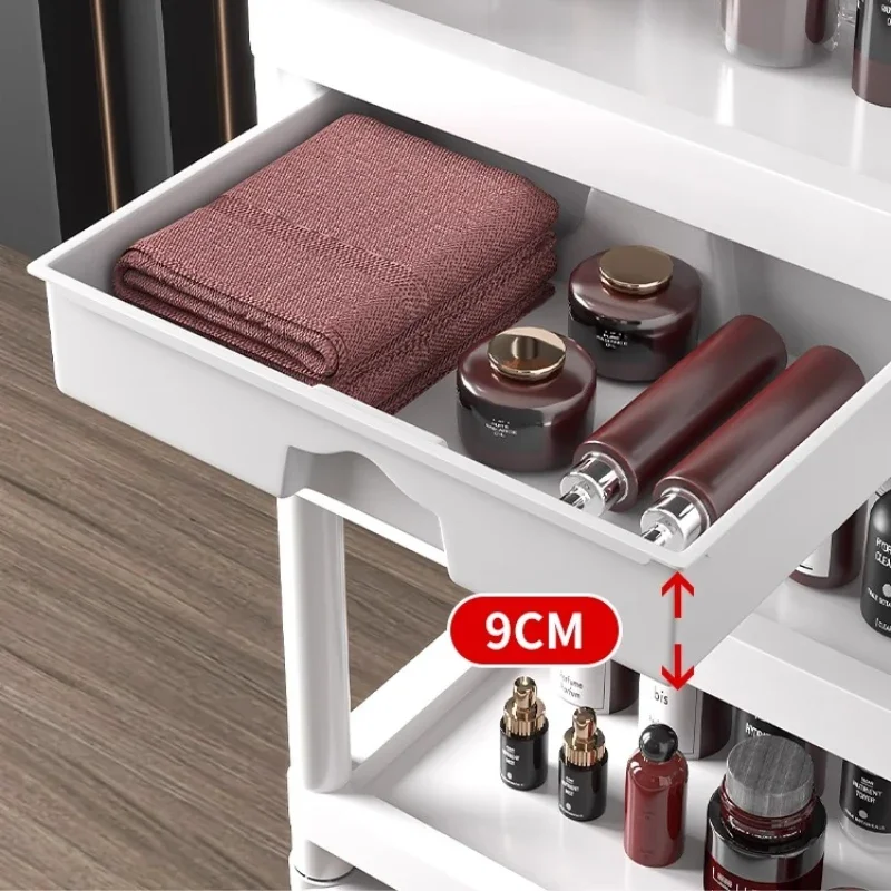 

Cosmetic Reception Trolley Beauty Salon Cart Treatments Chariot a Roulette Hairdressing Furniture Hairdresser's Stroller Wozek