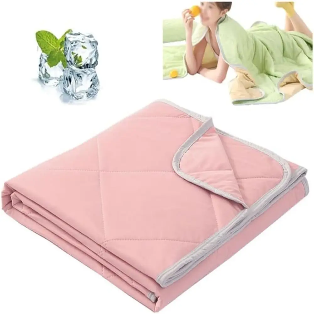 

New Double Sided Cooling Blanket Cold Effect Skin-Friendly Conditioning Quilt Breathable Spring Summer Cooler Quilt