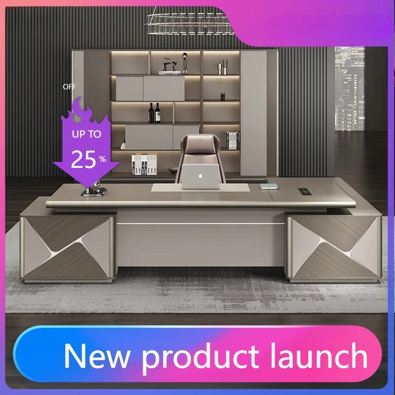 Office Desk High-End Executive Desk Manager Office Desk and Chair Set