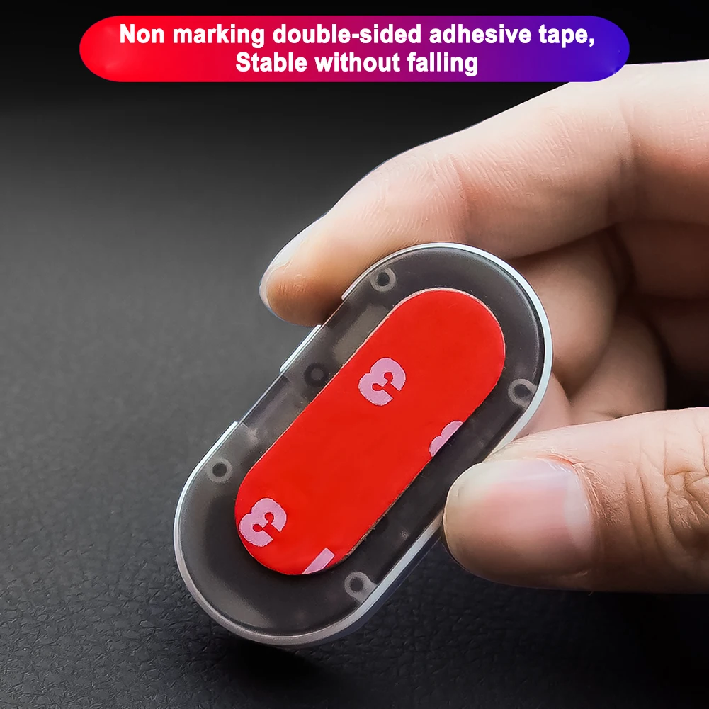 

Wireless Warning Anti-Theft Caution Lamp Solar Powered Blue/Red Light Flashing Imitation Lamp Simulated Car LED Warning Light