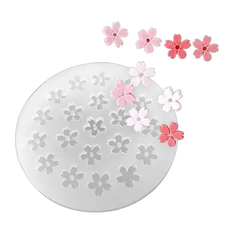 J78F Flower Silicone Moules fabrication bijoux Moule d'outils référence Moule d'oreilles uniques Moule