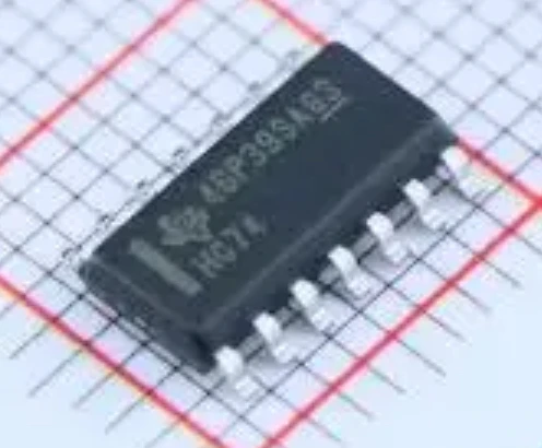 Original imported SMT SN74HC74DR silk screen HC74 SOIC-14 D-class trigger logic chip
