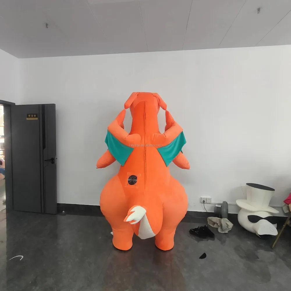 Maskot Dinosaurus Berjalan unt - Inflatable Dinosaur Costume Adult ulasan dan harga