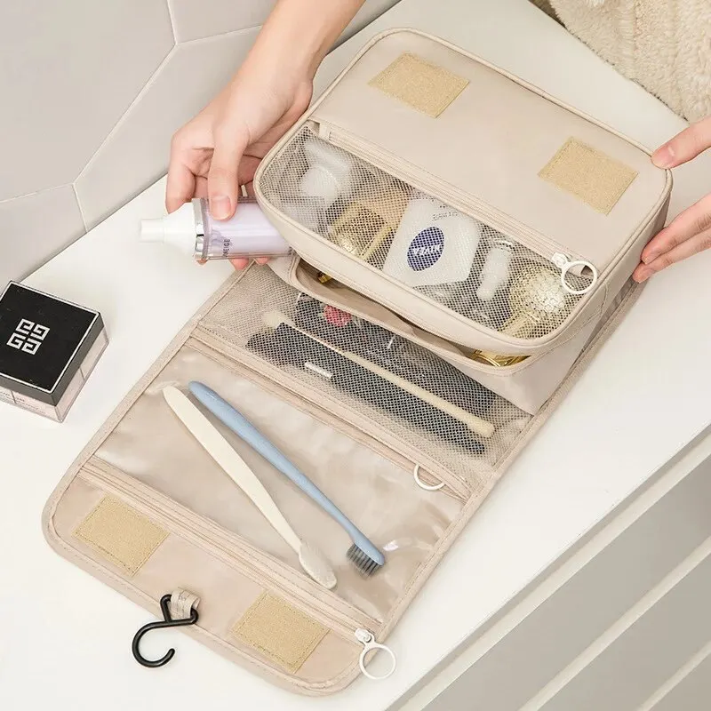 Borse per il trucco da donna di alta qualità borsa per cosmetici da viaggio Organizer per articoli da toeletta borsa per il lavaggio del bagno da