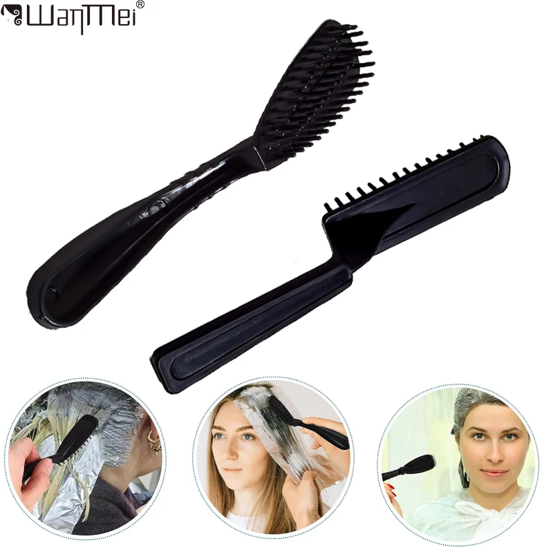 Hair Dye Brush Set with Comb 6 Pcs Salon Hair Coloring Tools for Precise Application and Diy Tinting at Home or Professional Use