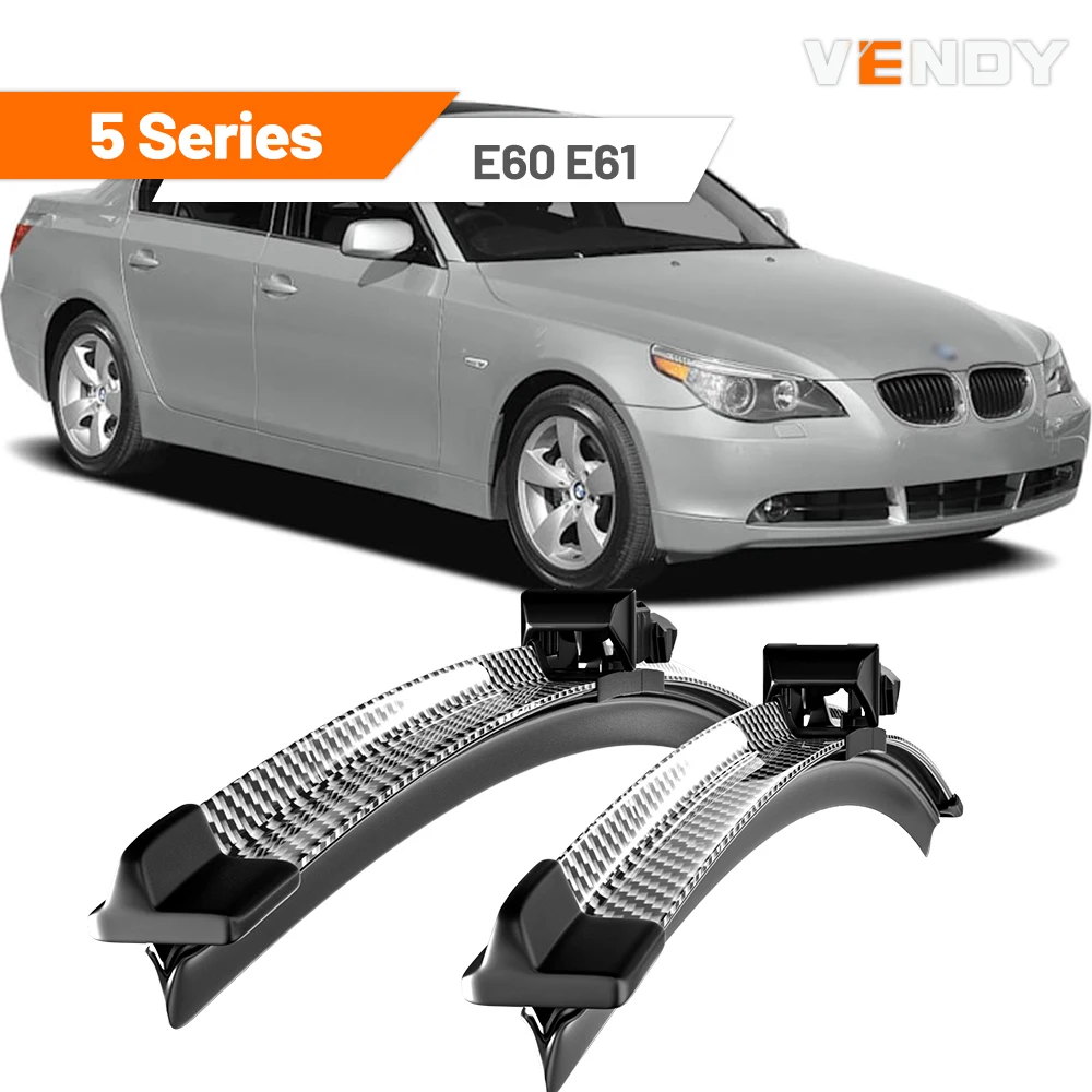 Für BMW 5er E60 E61 2003–2010 2004 2005 2006 2007 2008 2009 2 Stück Frontscheibenwischerblätter Scheibenwischer
