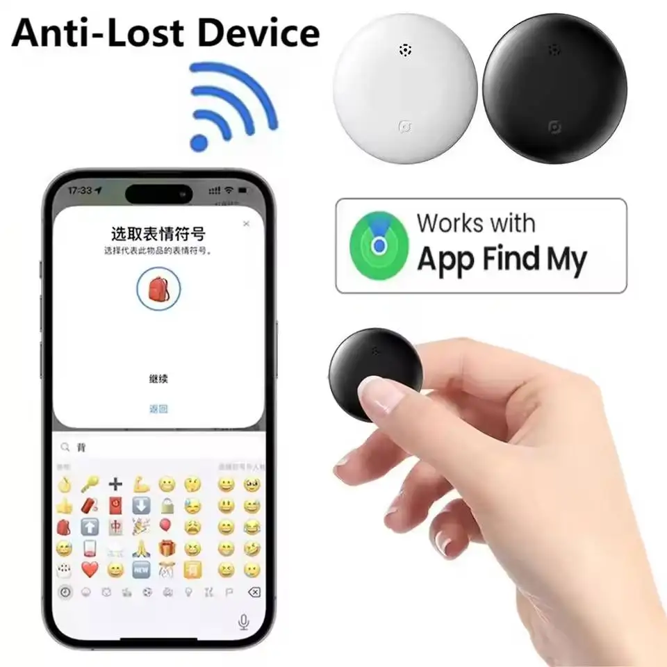 Smart Airtag Bluetooth GPS Portable Tracker Work with Apple Find My APP Air Tag Tracker Locator Pet Child Bag Key Finder for IOS