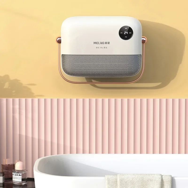 IPX2 Waterproof Wall-mounted Home Bathroom Space Heater Graphene Remote Control Heater for Room Energy-saving Electric Heaters
