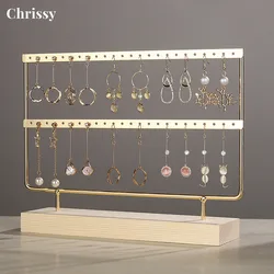 Earring Holder,Earrings Organizer Jewelry Holder Display Wood Stand,Jewelry Organizer Holder for Earrings Necklaces Bracelets