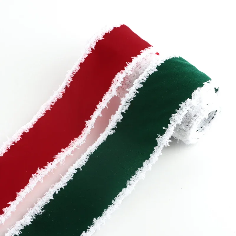 (5 jardas/rolo) 6.33cm fita peluda de natal caixa de presente de celebração de ano novo com design atmosfera foto família