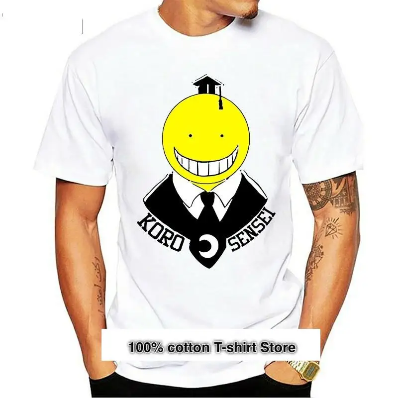 Koro Sensei T camisa Assassination Classroom Tee Anime Top de Cosplay hombres Streetwear Tee camiseta