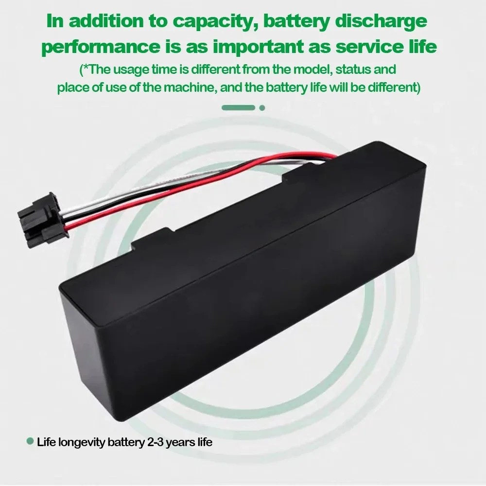 2800mAh Replacement Original Li-ion Battery Pack For VIOMI V2 V2pro V3 V3pro Robotic Vacuum Cleaner rechargeable parts