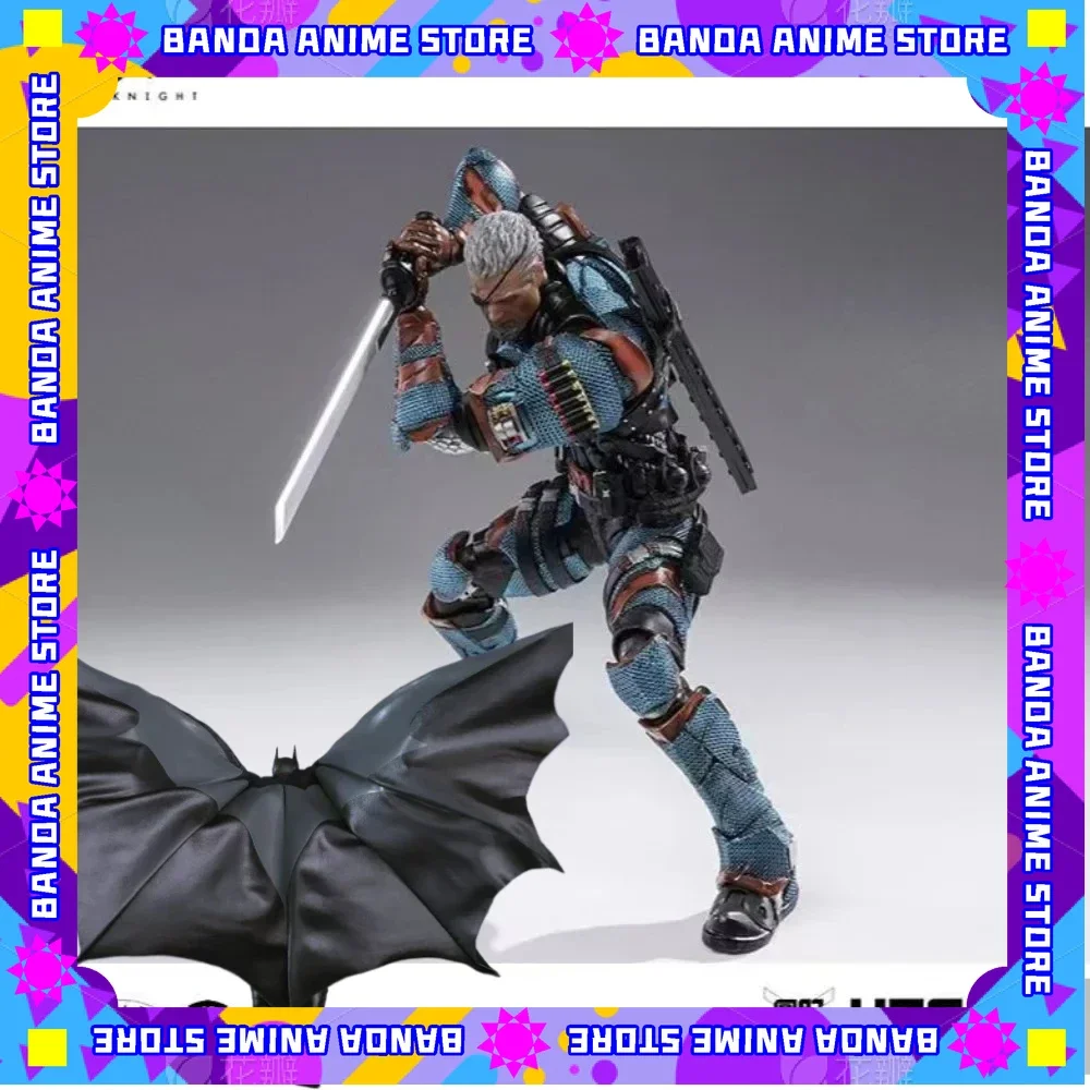 متوفر في المخزون ألعاب LPZZ DC 1/12 شخصية Arkham Knight Deathstroke و Batman شخصيات الحركة Finegures Batman Multiverse Superman هدية