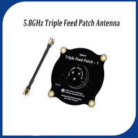 5.8GHz Triple Feed Patch Antenna SMA / RP SMA Directional Circularly Polarized Antenna for FPV Fatshark Goggles RC Drone
