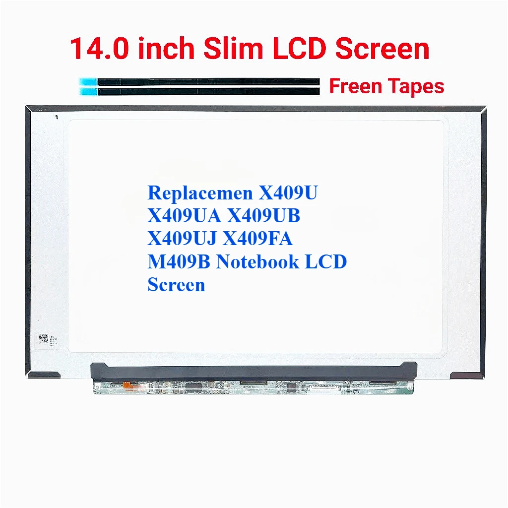 

Для X409U X409UA X409UB X409UJ X409FA M409B ЖК-экран ноутбука светодиодная панель