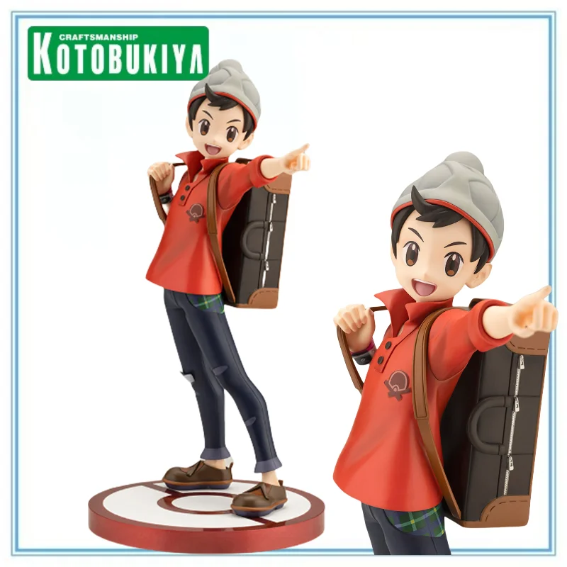 

KOTOBUKIYA Genuine Pocket Monsters Hibanny - Masaru - ARTFX J Pokémon Figure Series -1/8 Garage Kit Action Figure Gifts Toys