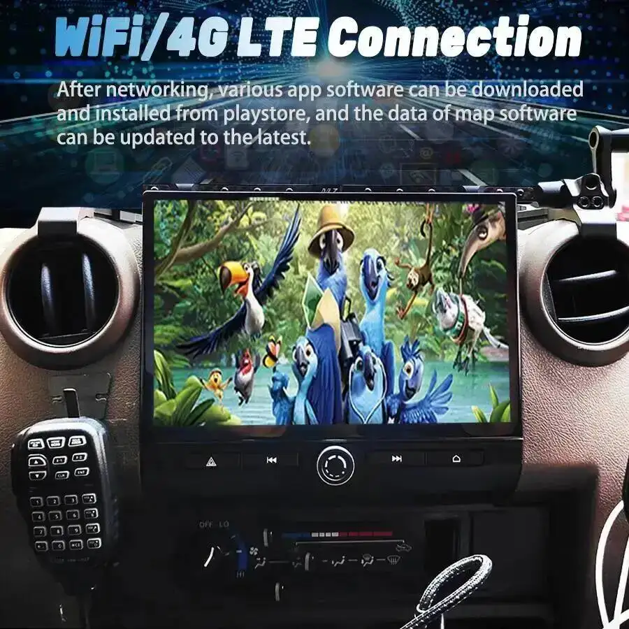 Android Screen for Toyota Cruiser 70 76 LC70 LC76 LC75 2008-2023 Car Radio Multimedia Player, Autoradio GPS, 4G CarPlay, 10.26