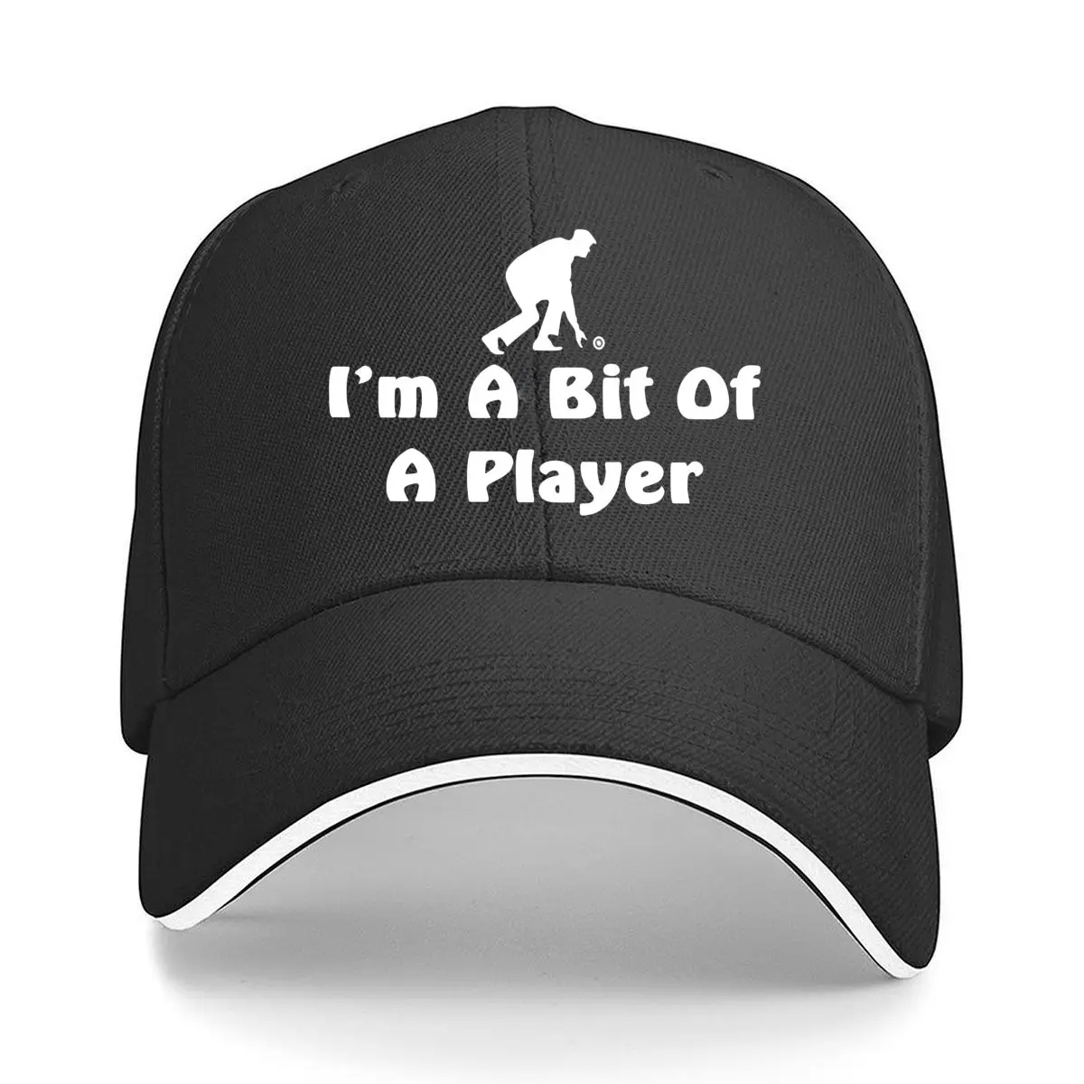 Im A Bit Of A Player Sandwich Baseball Cap Outdoor Workouts Sun Hat