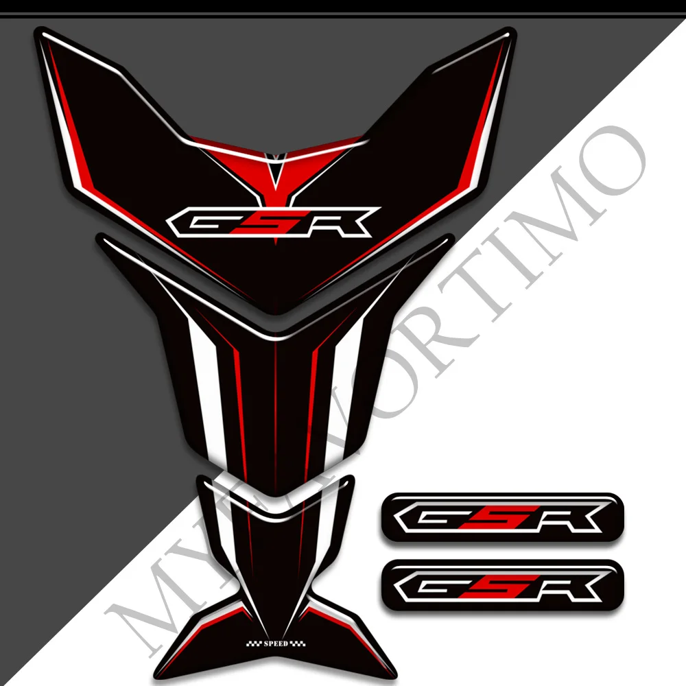 

For Suzuki GSR 600 750 GSR600 GSR750 Motorcycle Stickers Decals Fuel Oil Tank Pad Side Grips Protection