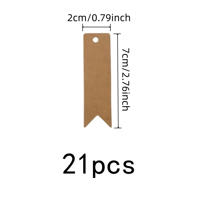 21 pcs White Paper Labels, Easy to Write On for Wedding Favor Labels, Multipurpose, Versatile, Practical