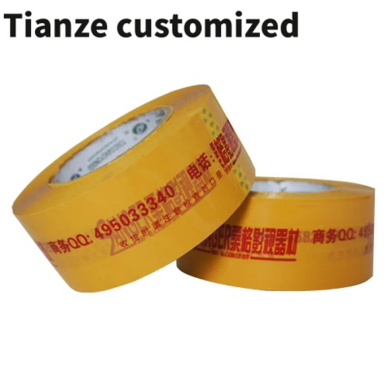 

10 pieces(custom)BOPP Custom Logo Tape Custom Fragile Packaging Tape Roll Box