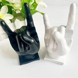Drum Stick Stand Creative Drumsticks Display Stand Resin Rock Hand Drumstick Holder Home Decoration Funny Gift for Drummer