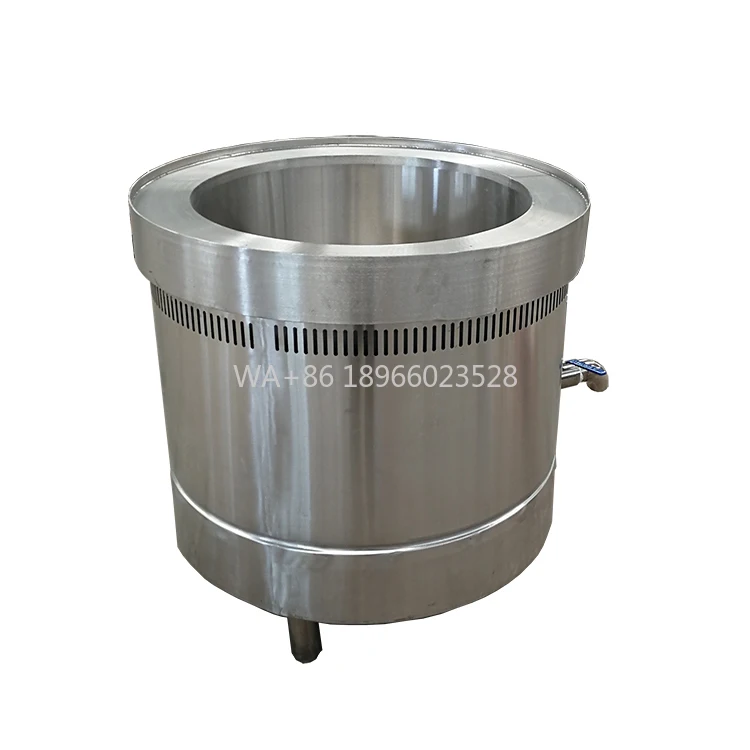 وعاء طبخ صناعي كبير من الفولاذ المقاوم للصدأ للحساء/الصليب/المرق #1
