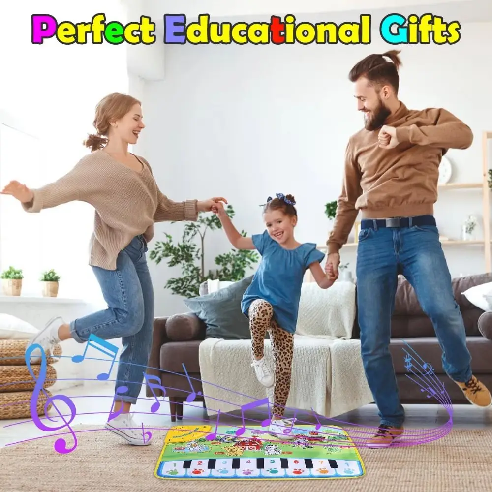 

Early Education Musical Piano Mat Learning Music Electronic Organ Floor Keyboard Dance Mat Multifunctional Interactive