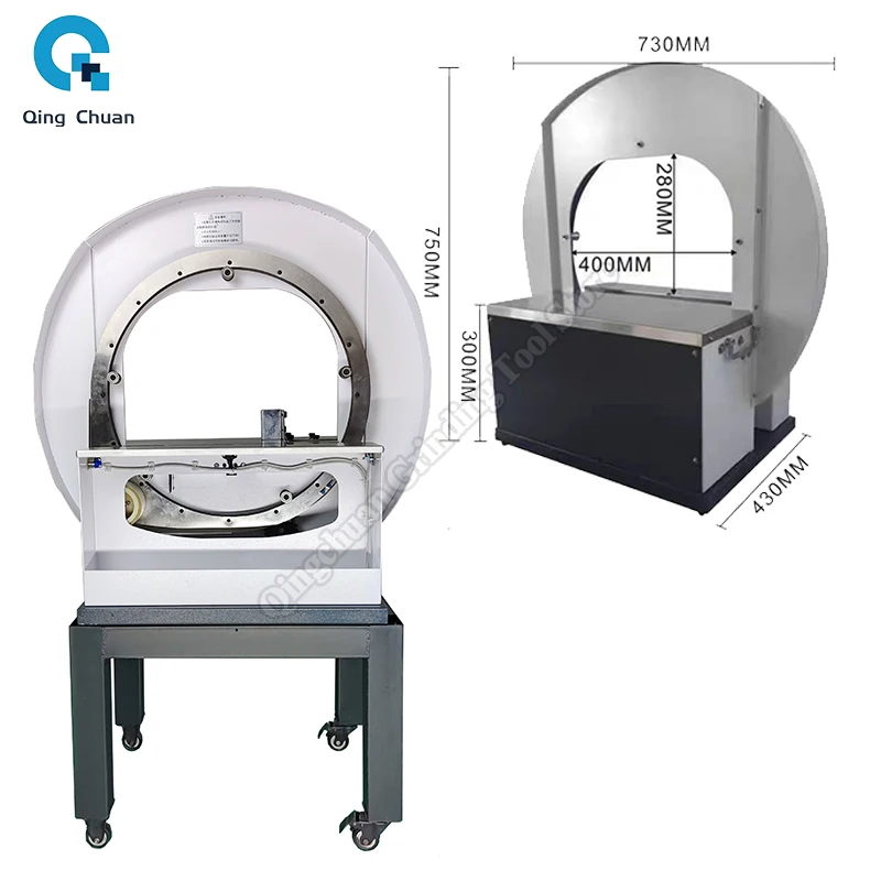 Automatic Tape Winding Machine Cross Seal Flexible Free Packaging Horizontal Full Circle Winding Sealing Machine