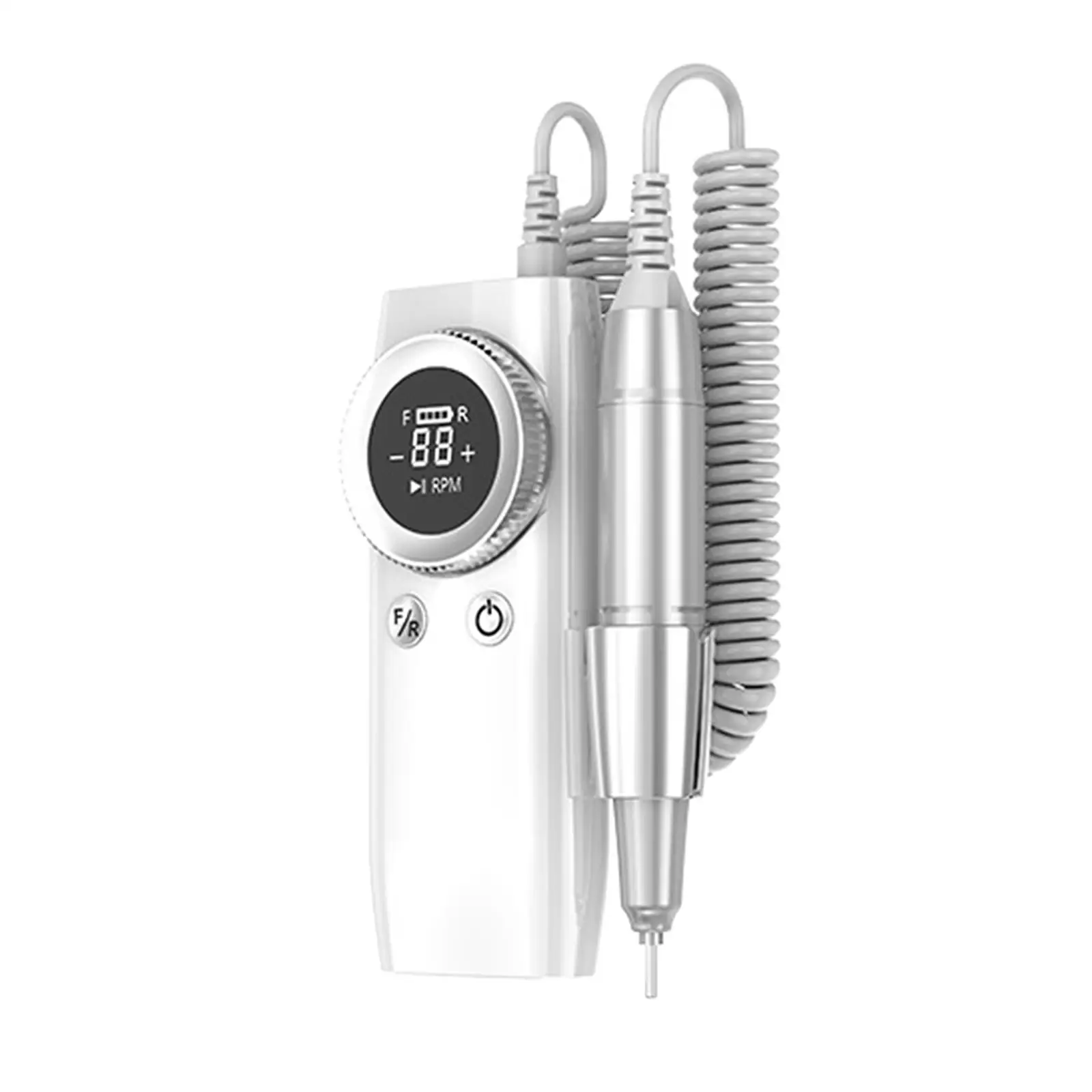 ماكينة مبرد أظافر من سبائك الألومنيوم 36 وات مع لقمة مبرد أظافر منخفضة الضوضاء للأظافر