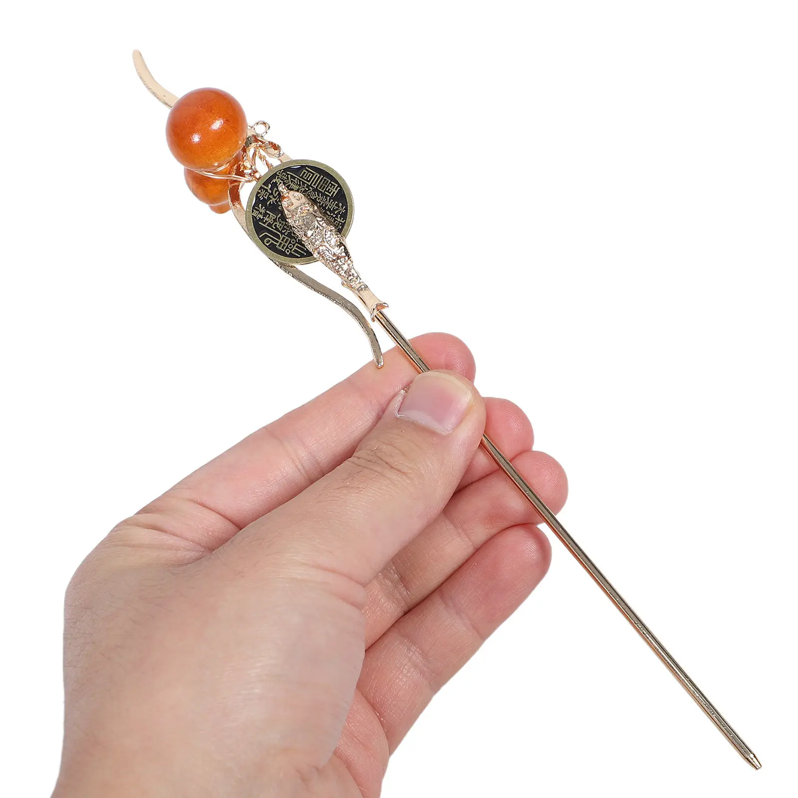 

2Pcs Chinese Hanfu Hairpins Gourd Tassel Hair Forks Chopsticks Bun Updo Holders Chignon Pins Traditional Ancient Style Hair